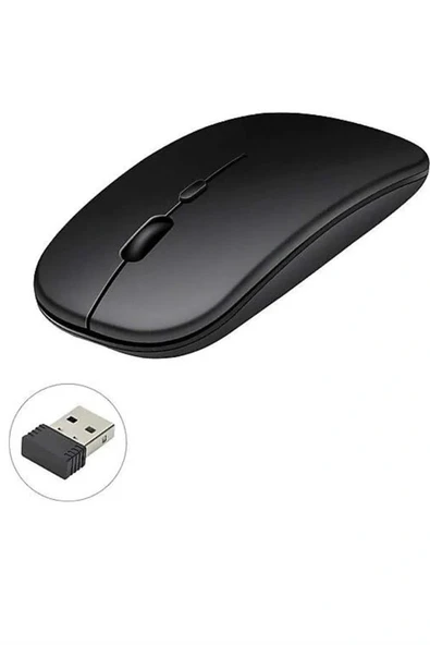 LitaeTrend Kablosuz Mouse Fare Şarjlı Bluetooth Wireless Çift Modlu Sessiz ürün görseli 1