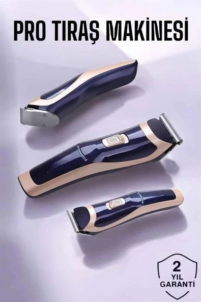 LitaeTrend Profesyonel Şarjlı Saç ve Sakal Traş Makinesi Kolay Kullanım - Resim 2