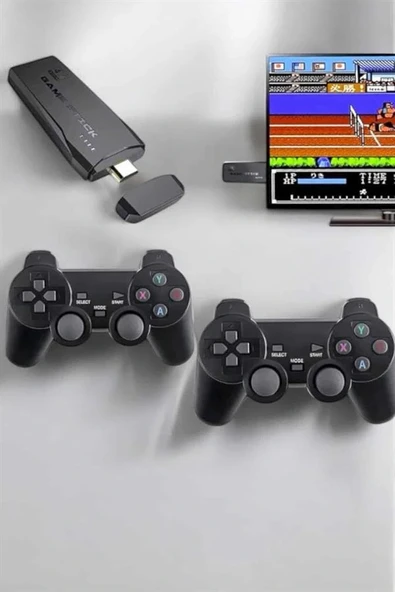 LitaeTrend Atari Oyun Konsolu 2000 Oyunlu Game Stick 2.4G Wireless - Resim 4