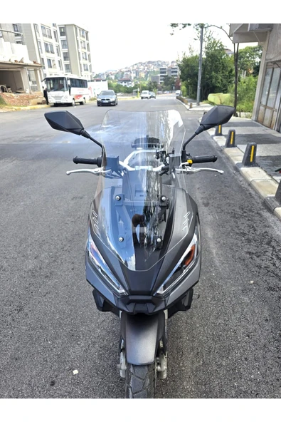 MOTOCAM Apachi Ventro 150 Siperlik Ön Cam 2023-2025 Model 57cm Şeffaf Renkli 4mm ürün görseli