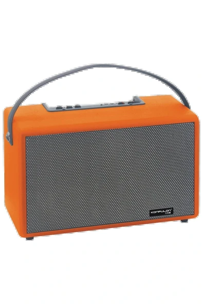 LitaeTrend F32 2x50W Sürücülü 2 Adet Mikrofonlu BT 5.2 Kablosuz Hoparlör - Turuncu ürün görseli