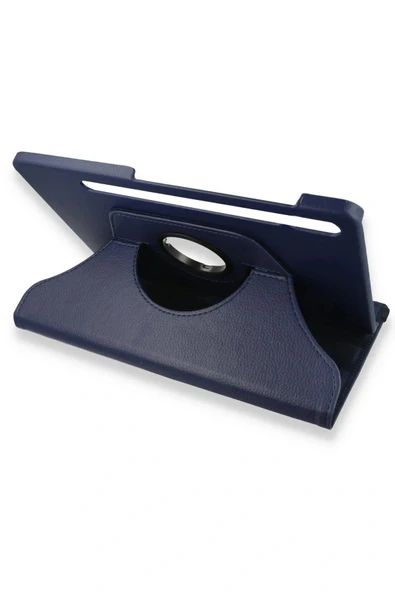 LitaeTrend Samsung Galaxy X800 Tab S8 Plus 12.4 Kılıf 360 Tablet Deri Kılıf - Lacivert ürün görseli 1