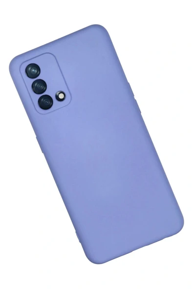 LitaeTrend Oppo A74 4G Kılıf Nano içi Kadife Silikon - Lila - Resim 2