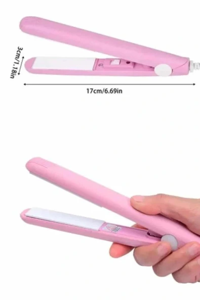 LitaeTrend Seyahat Tipi Taşınabilir Saç Düzleştirici Saç Şekillendirici Yüksek Isı Ayarlı - Resim 3