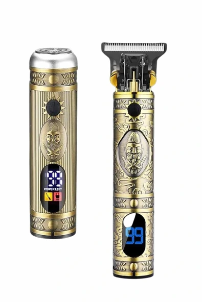 LitaeTrend Profesyonel Saç Sakal Vücut Kulak ve Burun Tıraş Makinesi 3 Başlıklı - Resim 4