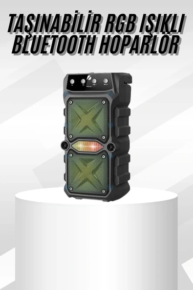 LitaeTrend Çift Çıkışlı Güçlü Bataryalı Kablosuz Yüksek Ses Kaliteli Bluetooth Hoparlör ürün görseli 1