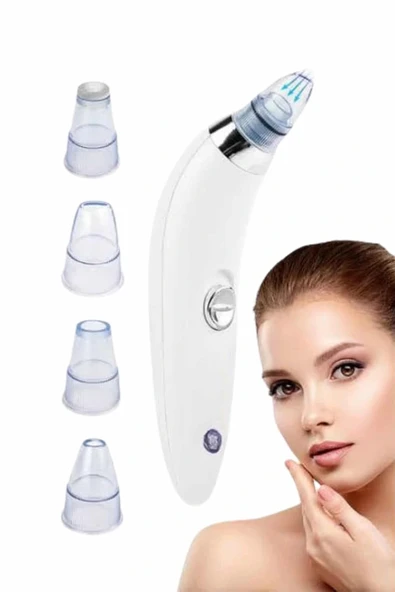 LitaeTrend Yeni Nesil Vakumlu Pilli Siyah Nokta ve Yüz Temizleme Cihazı 4 Başlıklı - Resim 3