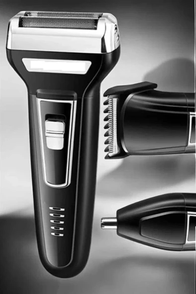 LitaeTrend 3 Başlıklı Kulak Ve Burun Tıraş Makinesi Erkeklere Özel - Resim 3