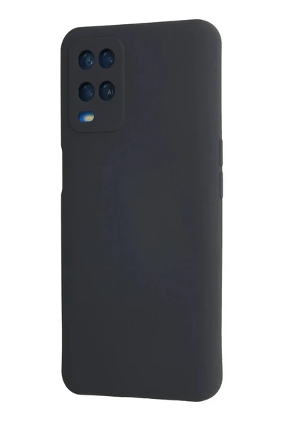 LitaeTrend Oppo A54 4G Kılıf Nano içi Kadife Silikon - Lacivert - Resim 3