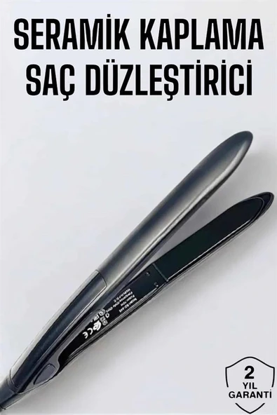 LitaeTrend Saç Düzleştirici Led Ekranlı Isı Ayarlı Seramik Kaplama Profesyonel - Resim 2