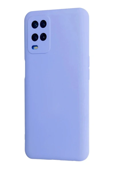 LitaeTrend Oppo A54 4G Kılıf Nano içi Kadife Silikon - Lila - Resim 3