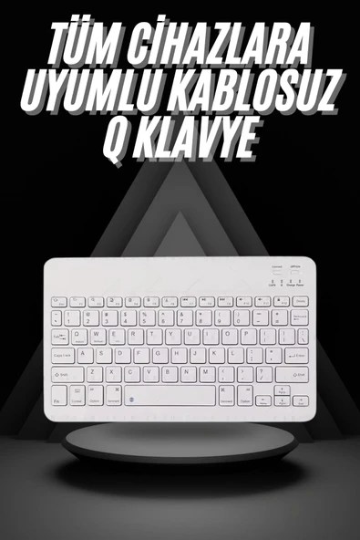 LitaeTrend Q Klavye Türkçe Bluetooth Klavye Tüm Cihazlara Uyumlu Kablosuz ürün görseli 1