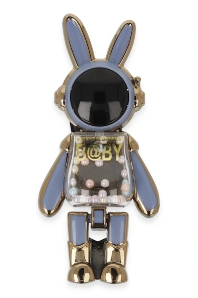 LitaeTrend Astro Stand Tavşan Astronot - Açık Mavi - Resim 3