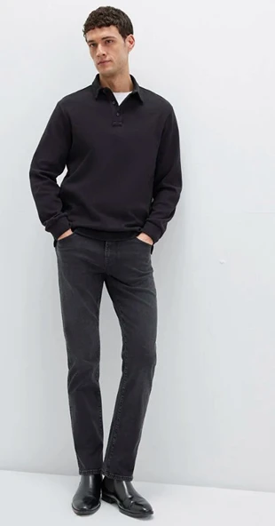 Mavi 0037834819 Martin Mavi Black Smoke Jean Pantolon Erkek Kot Pantolon - Resim 2