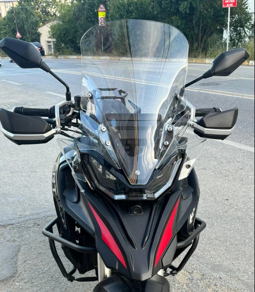 MOTOCAM RKS SRT 900 SX Siperlik Ön Cam 2023-2025 Model 61cm Şeffaf Renkli 4mm UZUN CAM ürün görseli