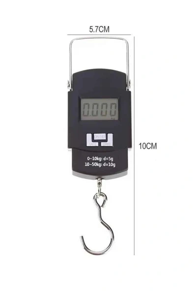 LitaeTrend Profesyonel El Terazisi El Kantarı 50 Kg Dijital Göstergeli TLT - Resim 4