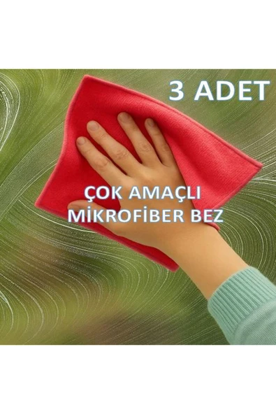 Saint Belisama Concept Temizlik Mikrofiber Cam Bezi 40x40   3 Adet ürün görseli