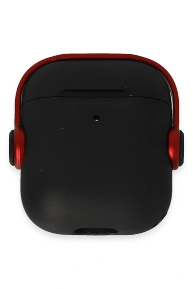 LitaeTrend Airpods 2 (2.nesil) Cool Kılıf - Siyah-Kırmızı - Resim 2