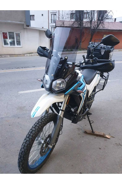 MOTOCAM Voge Rally 250 Siperlik Ön Cam 2022-2025 Model 51cm Füme Renkli 4mm - Resim 2