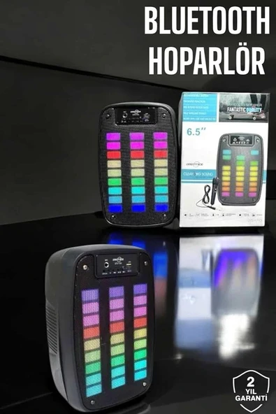 LitaeTrend Bluetooth  Hoparlör Mikrofonlu Speaker Taşınabilir Şarjlı - Resim 2