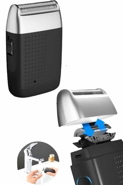 LitaeTrend Taşınabilir Şarjlı Kablosuz Mini Tıraş Makinesi Sinek Kaydı Tıraş - Resim 2