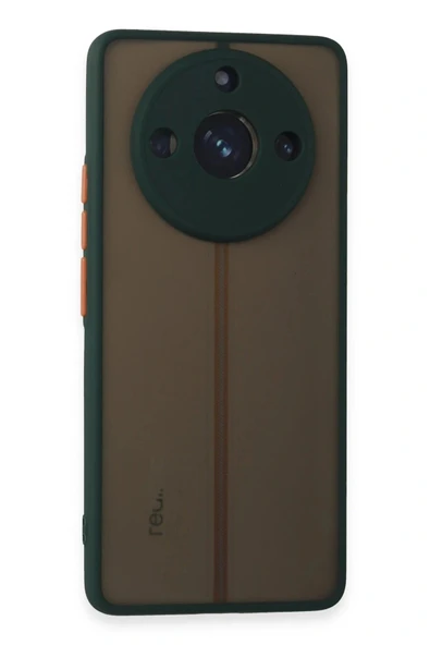 LitaeTrend Realme 11 Pro Kılıf Montreal Silikon Kapak - Yeşil ürün görseli 1