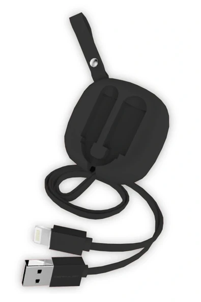 LitaeTrend S80 Lightning Kablo iphone Uyumlu 20cm-1M 2A - Siyah ürün görseli 1