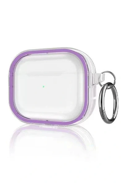 LitaeTrend Airpods Pro 2 (2.nesil) Shiny Şeffaf Kılıf - Mor ürün görseli 1