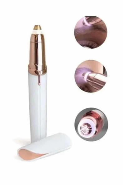 LitaeTrend Epilasyon Aleti Tüy Kıl Alma Kaş Bıyık Unisex Yüz Bakım Tıraş Aleti - Resim 2