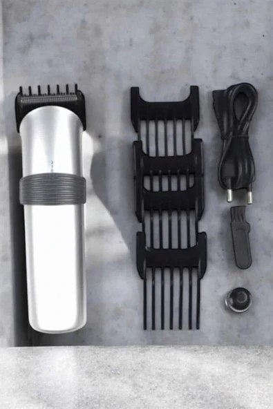 LitaeTrend 4 Taraklı Taşınabilir Profesyonel Saç ve Sakal Kesme Tıraş Makinesi - Resim 5