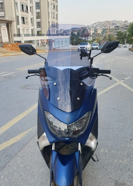 MOTOCAM SFM Pyrexia 150 Siperlik Ön Cam 2023-2025 Model 69cm Füme Renkli 4mm ürün görseli