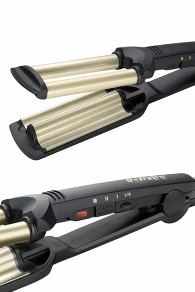 LitaeTrend İkili Wag Maşa Saç Şekillendirici Seramik Kaplama Isı Ayarlı - Resim 4