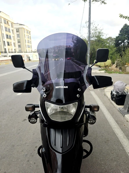 MOTOCAM Bmw F650 GS Siperlik Ön Cam 2004-2007 Model 50cm siyah Renkli 4mm SPORTİF ürün görseli