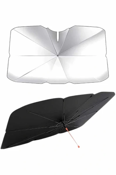 LitaeTrend Oto Ön Cam Güneşliği Otomatik Katlanabilir Gölgelik Oto Cam Şemsiye - Resim 3