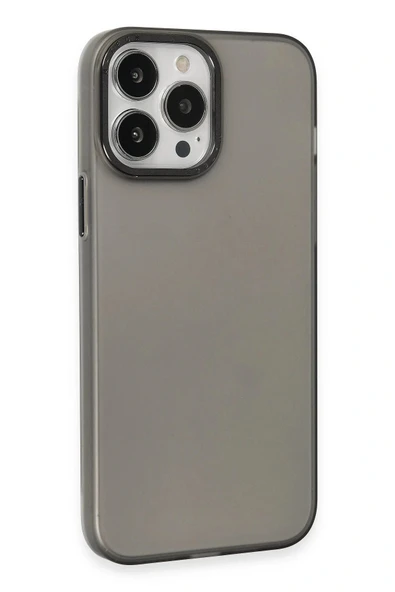 LitaeTrend iPhone 15 Pro Kılıf Modos Metal Kapak - Siyah - Resim 2