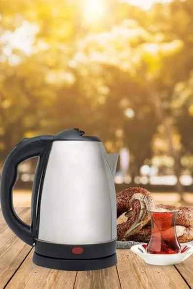 LitaeTrend Kettle C F Tipi 220-240V Paslanmaz Çelik Elektrik Kablolu Otomatik Kapanma - Resim 2