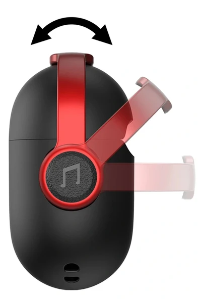 LitaeTrend Airpods 3 (3.nesil) Cool Kılıf - Siyah-Kırmızı - Resim 4