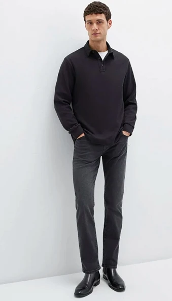 Mavi 0037834819 Martin Mavi Black Smoke Jean Pantolon Erkek Kot Pantolon - Resim 3