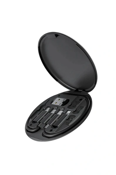 LitaeTrend SN06 3in1 Kablo ve Kart Düzenleyici - Siyah ürün görseli 1