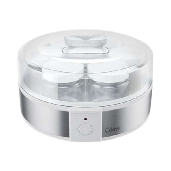 KYM-7211 Yoğurt Yapma Makinesi Paslanmaz Çelik Cam Kavanoz - Resim 5