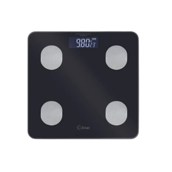 KBS-1085 Dijital Baskül Yağ Su Kas Vücut Kitle Endeksi Kilo Ölçer Tartı - Resim 3