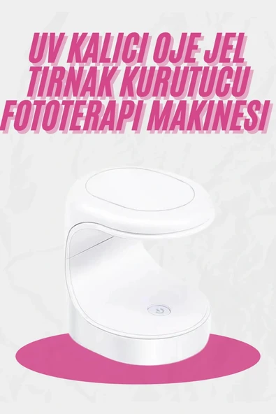 LitaeTrend Kalıcı Oje Kurutucu Mini UV Işınlı Taşınabilir Hızlı ve Pratik Oje Kurutucu ürün görseli