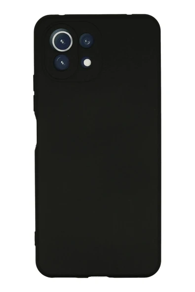 LitaeTrend Xiaomi Mİ 11 Lite Kılıf Nano içi Kadife Silikon - Siyah ürün görseli 1