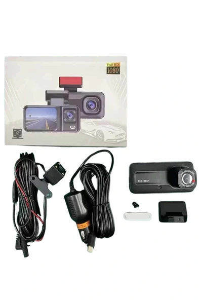 LitaeTrend 2 İnç Araç İçi Kameralı Ekran 1080P Full HD Kaliteli Hafıza Kart Destekli - Resim 4