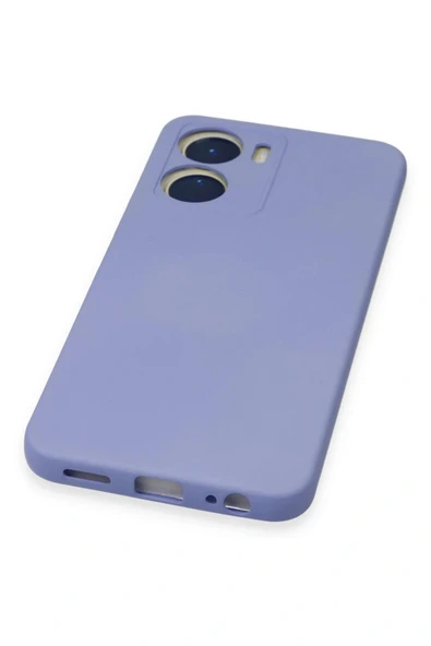 LitaeTrend Vivo Y16 Kılıf Nano içi Kadife Silikon - Lila - Resim 5