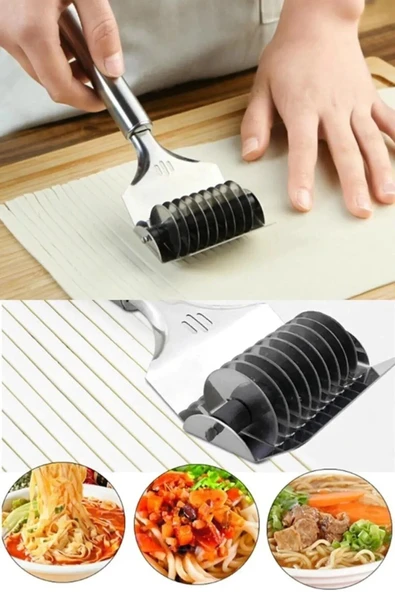 Saint Belisama Paslanmaz Çelik Erişte Makinasi Makarna Kesici Dilimleyici Kafes Rulo Hamur Kesici ürün görseli