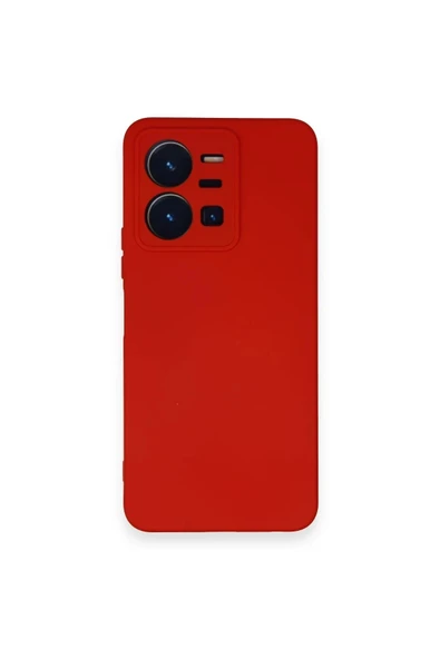 LitaeTrend Vivo Y35 Kılıf Nano içi Kadife Silikon - Kırmızı ürün görseli 1
