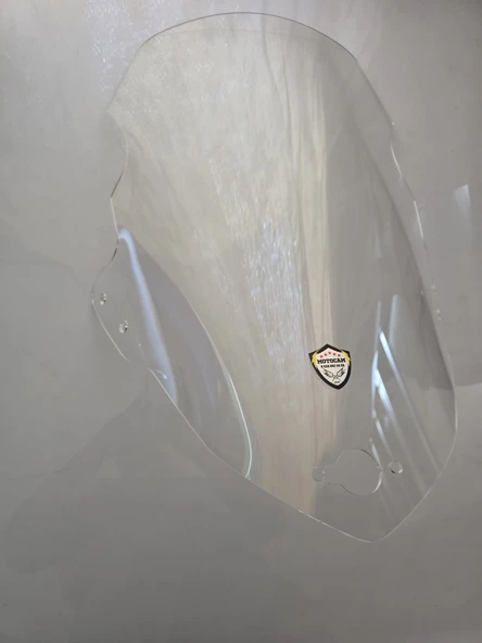 MOTOCAM Kymco Xtown 250 İ Siperlik Ön Cam 2016-2024 Model 67cm Şeffaf Renkli 4mm ORİJİNAL BOYLU - Resim 2