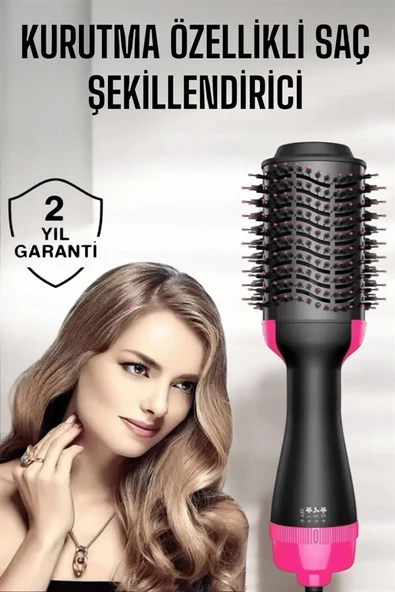 LitaeTrend 1200 Watt Gücünde, Negatif İyon Teknolojili, 3 Isı Kademeli Fön Tarağı - Resim 2