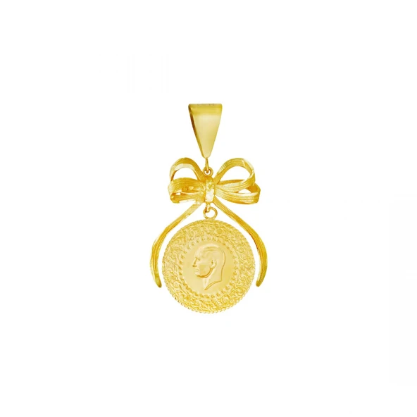 22 Ayar Altın Baskı Kolye Ucu T076541 ürün görseli